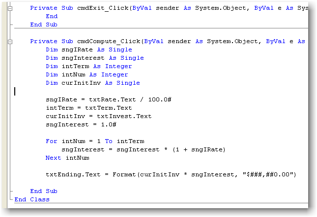 Microsoft Visual Basic 2008 Calculator Code In Java